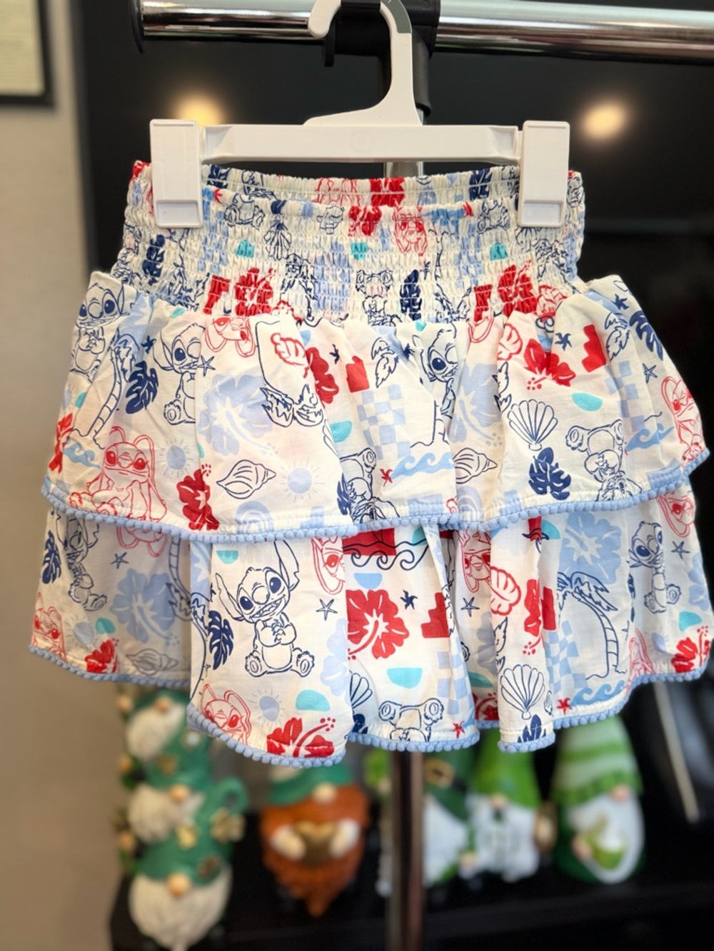 brand new disney stitch linen skirt
